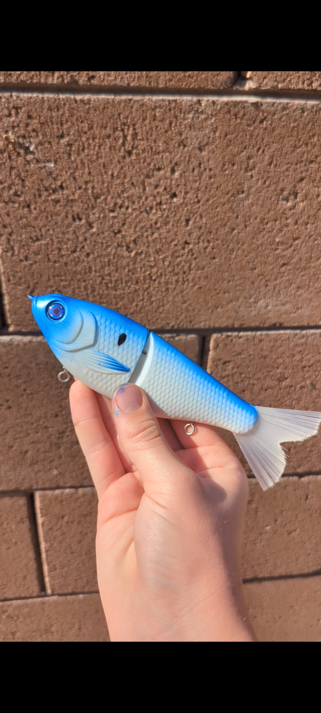 Blue frost glide bait